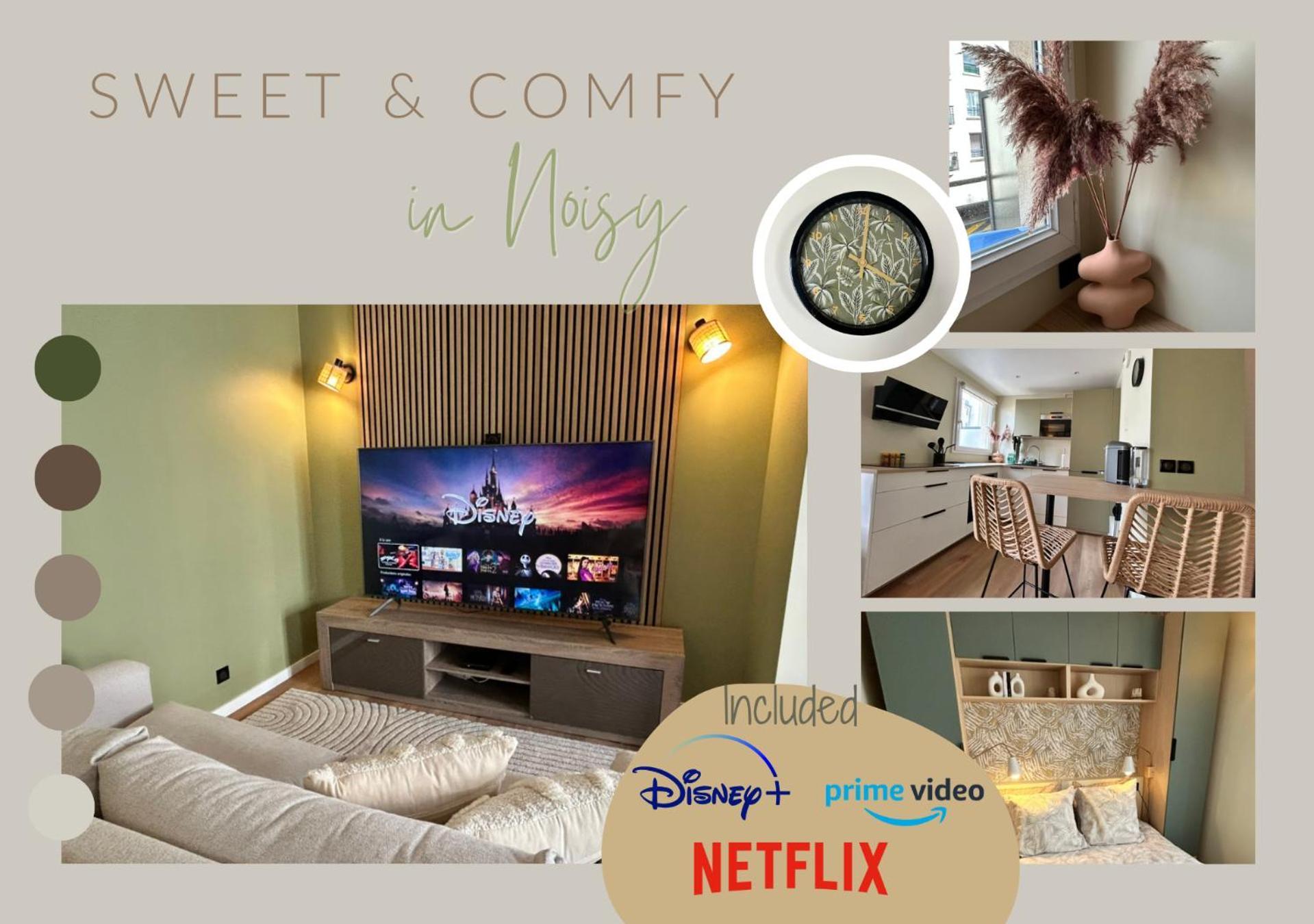 Sweet And Comfy In Hyper City Center With Netflix, Prime And Disney Plus Included Noisy-le-Grand Eksteriør bilde